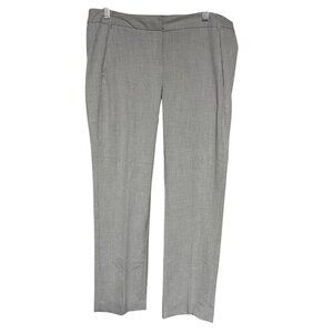Amanda + Chelsea Grey Dress Pants Womens Size 10P Low Rise Slim Fit